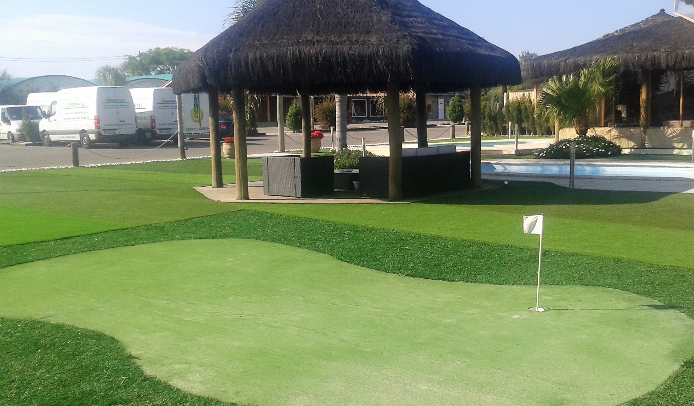 Putting Green en casa.